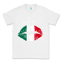 White GGT Travel Souvenir Style SINALOA MX Flag Lips Classic Tee - trangStudio