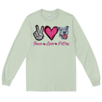 Matcha Peace Love Pitties Long Sleeve Tee - Jasminsmagicworld