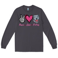 Smoke Peace Love Pitties Long Sleeve Tee - Jasminsmagicworld