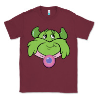 Burgundy Candy Land Halloween Plumpy Big Face Classic Tee - trangStudio