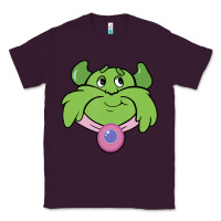 Plum Candy Land Halloween Plumpy Big Face Classic Tee - trangStudio