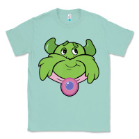 Seafoam Candy Land Halloween Plumpy Big Face Classic Tee - trangStudio