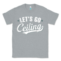 Heather Grey Lets Go Ceiling Fan Halloween Classic Tee - trangStudio