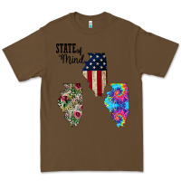 Cacao Im in a Fishing State of Mind Illinois Premium Tee - Bettercallsaul