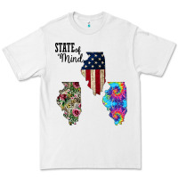 White Im in a Fishing State of Mind Illinois Premium Tee - Bettercallsaul