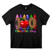 Black 100 colorful day s Heavy Core Tee - Artiststas