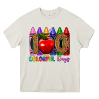 Cream 100 colorful day s Heavy Core Tee - Artiststas