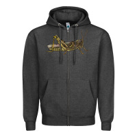 Charcoal Heather Grasshopper Zipper Hoodie - LillyAllenDesigns