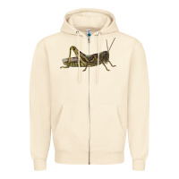 Sandshell Grasshopper Zipper Hoodie - LillyAllenDesigns