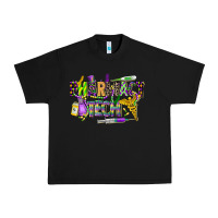 Black mardi gras pharmacy tech Urban Heavy Tee - CowGirlArtShop