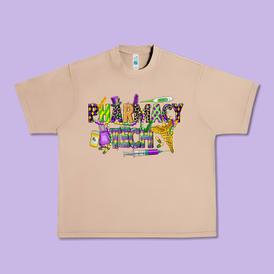 Mardi Gras Pharmacy Tech Urban Heavy Tee Designed By Cowgirlartshop