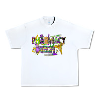 White mardi gras pharmacy tech Urban Heavy Tee - CowGirlArtShop