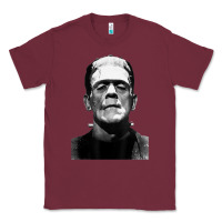 Burgundy Classic Halloween Monster Horror Movie Frankenstein Monster Classic Tee - trangStudio