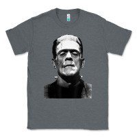 Charcoal Heather Classic Halloween Monster Horror Movie Frankenstein Monster Classic Tee - trangStudio