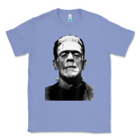 Colony Blue Classic Halloween Monster Horror Movie Frankenstein Monster Classic Tee - trangStudio