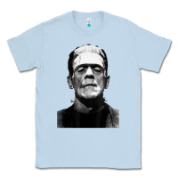 Dusty Blue Classic Halloween Monster Horror Movie Frankenstein Monster Classic Tee - trangStudio