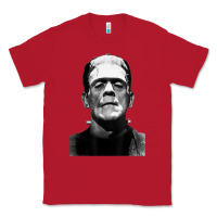 Red Classic Halloween Monster Horror Movie Frankenstein Monster Classic Tee - trangStudio