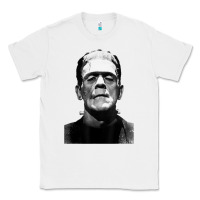 White Classic Halloween Monster Horror Movie Frankenstein Monster Classic Tee - trangStudio