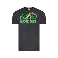 Vintage Black Game day soccer Vintage Tee - HowdyJamesFarm
