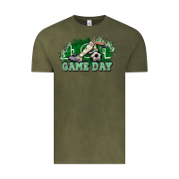 Vintage Olive Game day soccer Vintage Tee - HowdyJamesFarm