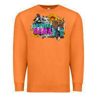 Carrot cowgirl mama with boots and sunflowers and cowhide Premium Sweatshirt - Artiststas