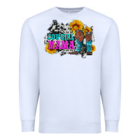 Cowgirl Mama With Boots And Sunflowers And Cowhide Premium Sweatshirt | Teevron