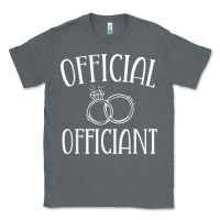 Charcoal Heather Men Wedding Ordained Minister Gift Classic Tee - trangStudio