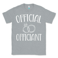 Heather Grey Men Wedding Ordained Minister Gift Classic Tee - trangStudio