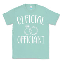 Seafoam Men Wedding Ordained Minister Gift Classic Tee - trangStudio