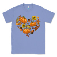 Colony Blue Fall Heart Classic Tee - texasbilliewilder