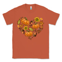 Copper Fall Heart Classic Tee - texasbilliewilder