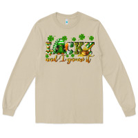 Mushroom Lucky and i gnome it St. Patrick's Day Long Sleeve Tee - CowGirlArtShop