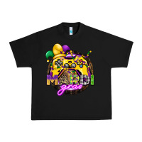 Black mardi gras gamer Urban Heavy Tee - CowGirlArtShop