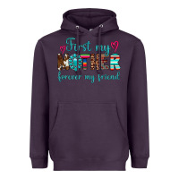 Plum first my mother forever my friend Heavyweight Hoodie - Artiststas