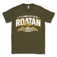 Army Green Roatan Honduras Souvenir Roatan Gift Travel Classic Tee - trangStudio