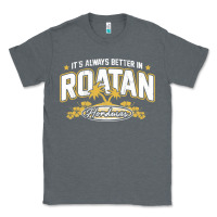 Charcoal Heather Roatan Honduras Souvenir Roatan Gift Travel Classic Tee - trangStudio