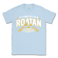 Dusty Blue Roatan Honduras Souvenir Roatan Gift Travel Classic Tee - trangStudio