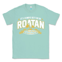 Seafoam Roatan Honduras Souvenir Roatan Gift Travel Classic Tee - trangStudio