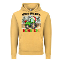 Vintage Mustard nothing runs like a reindeere Vintage Hoodie - CowGirlArtShop