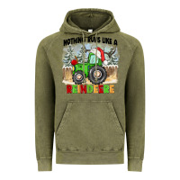 Vintage Olive nothing runs like a reindeere Vintage Hoodie - CowGirlArtShop