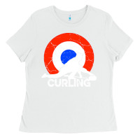 White Curling Ladies Tee - Bettercallsaul