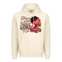 Tofu Blessed is she who has believed afro woman Premium Hoodie - RanaPortraitStore