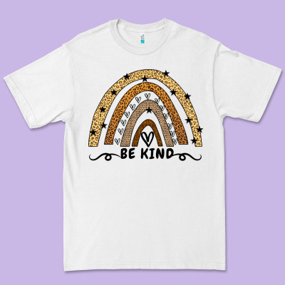 Be Kind Rainbow Premium Tee Designed By Bettercallsaul