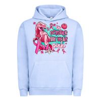 Pigment Grape Ice dinosaur  in october we wear pink Urban Hoodie - AdoDesignShop