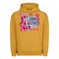 Pigment Peanut Butter dinosaur  in october we wear pink Urban Hoodie - AdoDesignShop