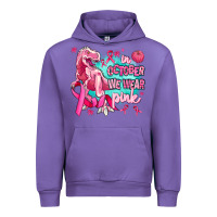 Tulip dinosaur  in october we wear pink Urban Hoodie - AdoDesignShop