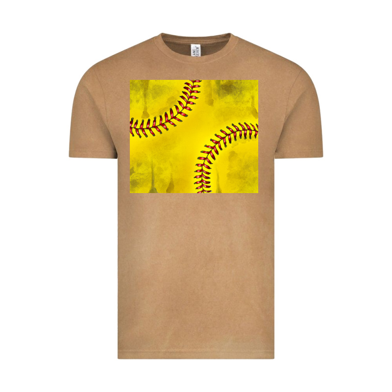 Distressed Softball Pattern Vintage Tee by TumblerDesignByShophia | Teevron