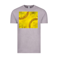 Vintage Zinc distressed softball pattern Vintage Tee - TumblerDesignByShophia