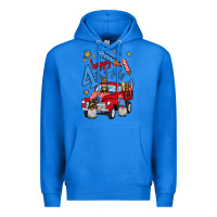 True Royal 4th of july truck  1 Premium Hoodie - BundleAndBundleShop