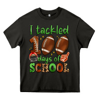 Asphalt i tackled 100 days of school Heavy Core Tee - Artiststas